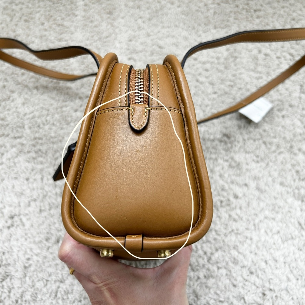 NWT Coach Swing Zip Bag in Honey Brown, New with Tag, $395 - Picture 9 of 10